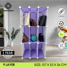 Load image into Gallery viewer, Organono DIY Partition Bag Shelf Cabinet Organizer Open Partition