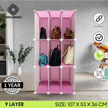 Load image into Gallery viewer, Organono DIY Partition Bag Shelf Cabinet Organizer Open Partition