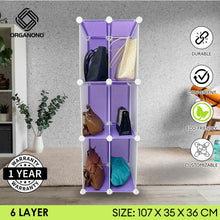 Load image into Gallery viewer, Organono DIY Partition Bag Shelf Cabinet Organizer Open Partition