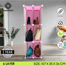 Load image into Gallery viewer, Organono DIY Partition Bag Shelf Cabinet Organizer Open Partition