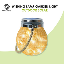 Load image into Gallery viewer, Organono Outdoor Solar Wishing Lamp Garden Light