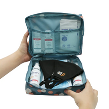 Load image into Gallery viewer, Organono Travel Multi Pouch for Make Up, Accessories, Travel Kit, Hygiene Kit