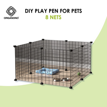 Load image into Gallery viewer, Organono DIY Steel Net Pet Cage Stackable Play Pen - 30cm
