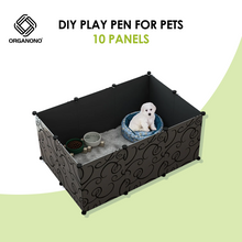 Load image into Gallery viewer, Organono DIY 6-14 Panels Multipurpose Pet Cage Stackable Play Pen