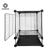 Load image into Gallery viewer, Organono DIY Small Hamster Pet Dog Cat Cage Golden Bear Hamster Nest Expandable Stackable Play Pen with Poop Tray