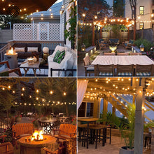Load image into Gallery viewer, Organono Outdoor String Lights LED 10/20 Bulbs Waterproof Hanging Lights