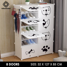 Load image into Gallery viewer, Organono DIY 6-30 Layers CATS & DOGS DOORS Shoe Organizer - Removable Layer