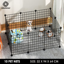 Load image into Gallery viewer, Organono DIY Steel Net Pet Cage Stackable Play Pen - 30cm