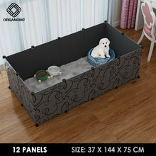 Load image into Gallery viewer, Organono DIY 6-14 Panels Multipurpose Pet Cage Stackable Play Pen