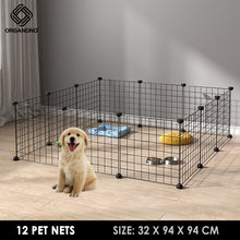 Load image into Gallery viewer, Organono DIY Steel Net Pet Cage Stackable Play Pen - 30cm