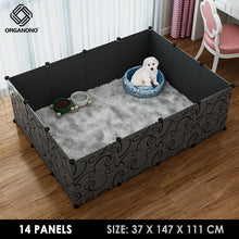 Load image into Gallery viewer, Organono DIY 6-14 Panels Multipurpose Pet Cage Stackable Play Pen