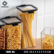 Load image into Gallery viewer, Organono Sealed Transparent Food Storage Jar