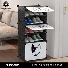 Load image into Gallery viewer, Organono DIY 6-30 Layers CATS & DOGS DOORS Shoe Organizer - Removable Layer