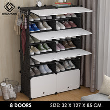 Load image into Gallery viewer, Organono DIY 4-30 Layers BLACK Shoe Organizer - Removable Layer