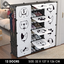 Load image into Gallery viewer, Organono DIY 6-30 Layers CATS & DOGS DOORS Shoe Organizer - Removable Layer