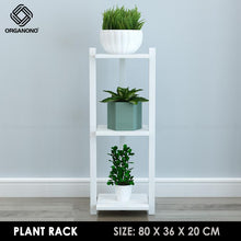Load image into Gallery viewer, Organono Minimalist 80-90cm 3 Layer Plant Rack Stand Decor