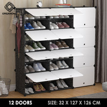 Load image into Gallery viewer, Organono DIY 4-30 Layers BLACK Shoe Organizer - Removable Layer