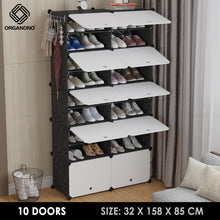 Load image into Gallery viewer, Organono DIY 4-30 Layers BLACK Shoe Organizer - Removable Layer