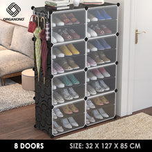 Load image into Gallery viewer, Organono DIY 4-30 Layers BLACK Shoe Organizer - Removable Layer