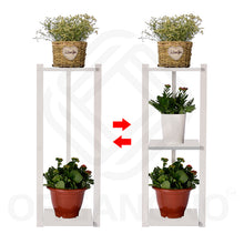 Load image into Gallery viewer, Organono Minimalist 80-90cm 3 Layer Plant Rack Stand Decor