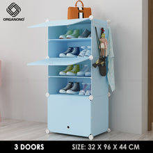 Load image into Gallery viewer, Organono Multi size DIY 2-30 Layers BLUE Shoe Organizer - Removable Layer