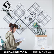Load image into Gallery viewer, Organono Metal Decor Photo Frame Wall Metal Net