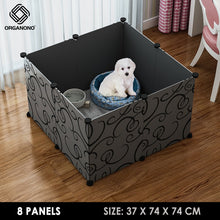 Load image into Gallery viewer, Organono DIY 6-14 Panels Multipurpose Pet Cage Stackable Play Pen