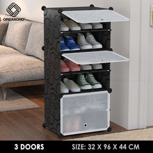 Load image into Gallery viewer, Organono DIY 4-30 Layers BLACK Shoe Organizer - Removable Layer