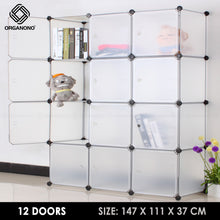 Load image into Gallery viewer, Organono DIY 6-20 Doors Multipurpose Cube Organizer Stackable Cabinet