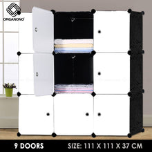 Load image into Gallery viewer, Organono DIY 6-20 Doors Multipurpose Cube Organizer Stackable Cabinet