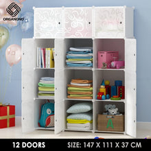 Load image into Gallery viewer, Organono DIY 6-20 Doors Multipurpose Cube Organizer Stackable Cabinet