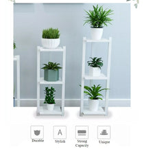 Load image into Gallery viewer, Organono Minimalist 80-90cm 3 Layer Plant Rack Stand Decor