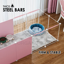 Load image into Gallery viewer, Organono DIY 6-14 Panels Multipurpose Pet Cage Stackable Play Pen