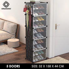 Load image into Gallery viewer, Organono DIY 4-30 Layers BLACK Shoe Organizer - Removable Layer