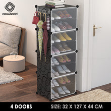 Load image into Gallery viewer, Organono DIY 4-30 Layers BLACK Shoe Organizer - Removable Layer
