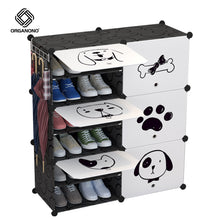 Load image into Gallery viewer, Organono DIY 6-30 Layers CATS & DOGS DOORS Shoe Organizer - Removable Layer