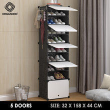 Load image into Gallery viewer, Organono DIY 4-30 Layers BLACK Shoe Organizer - Removable Layer