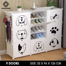 Load image into Gallery viewer, Organono DIY 6-30 Layers CATS & DOGS DOORS Shoe Organizer - Removable Layer