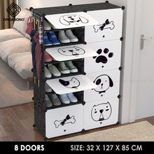 Load image into Gallery viewer, Organono DIY 6-30 Layers CATS & DOGS DOORS Shoe Organizer - Removable Layer
