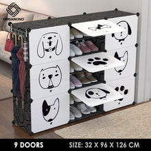 Load image into Gallery viewer, Organono DIY 6-30 Layers CATS & DOGS DOORS Shoe Organizer - Removable Layer