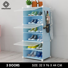 Load image into Gallery viewer, Organono Multi size DIY 2-30 Layers BLUE Shoe Organizer - Removable Layer