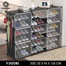 Load image into Gallery viewer, Organono DIY 4-30 Layers BLACK Shoe Organizer - Removable Layer