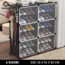 Load image into Gallery viewer, Organono DIY 4-30 Layers BLACK Shoe Organizer - Removable Layer