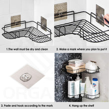 Load image into Gallery viewer, Organono Triangle Shelve Wall Hanging Organizer