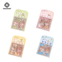 Load image into Gallery viewer, Organono Cute Random Design Stickers Cartoon Girl Waterproof Sticky Label Stationery Decoration