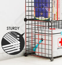 Load image into Gallery viewer, Organono DIY 3-20 Cube Metal Net Multipurpose Open Shelf Cabinet Organizer - 30cm