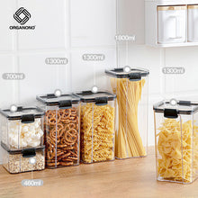 Load image into Gallery viewer, Organono Sealed Transparent Food Storage Jar