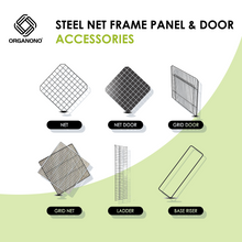 Load image into Gallery viewer, Organono Steel Net Frame Panel &amp; Door Accessories

