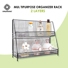 Load image into Gallery viewer, Organono Multifunctional 2 Layer Organizer Rack

