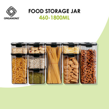 Load image into Gallery viewer, Organono Sealed Transparent Food Storage Jar
